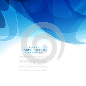 background with abstract blue shapes