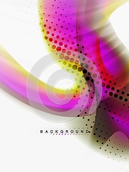 Background abstract color flow, liquid design