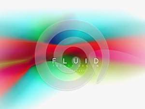 Background abstract color flow, liquid design