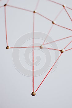 Background. Abstract concept (idea) of network, social media, internet, teamwork, communication.