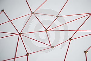 Background. Abstract concept (idea) of network, social media, internet, teamwork, communication.