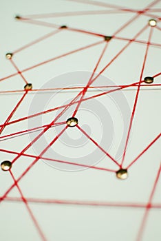 Background. Abstract concept (idea) of network, social media, internet, teamwork, communication abstract