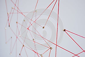 Background. Abstract concept (idea) of network, social media, internet, teamwork, communication abstract.