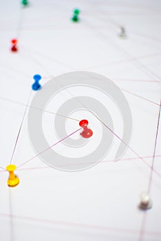 Background. Abstract concept (idea) of network, social media, internet, teamwork, communication abstract.