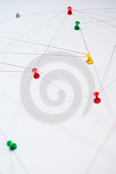 Background. Abstract concept (idea) of network, social media, internet, teamwork