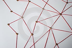 Background. Abstract concept (idea) of network, social media, internet, teamwork.