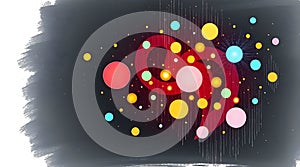 background Abstract design featuring a vibrant array of colorful