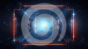 background abstract geometric framework