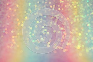 Background of abstract glitter lights. multicilor blue, pink, gold, purple and mint. de focused. banner