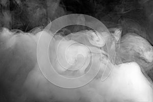 Background of abstract grey color smoke