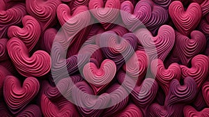 Background with abstract hearts for wedding or Valentine Day.