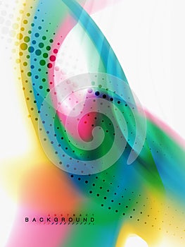 Background abstract - liquid colors wave flow