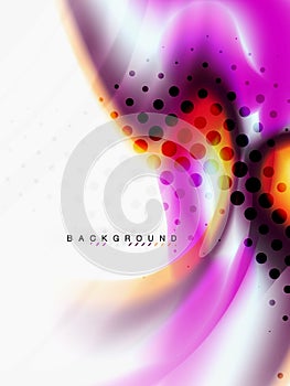 Background abstract - liquid colors wave flow