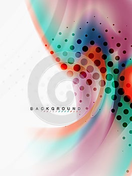 Background abstract - liquid colors wave flow