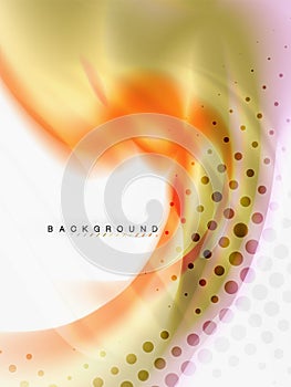 Background abstract - liquid colors wave flow