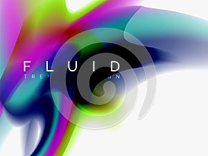 Background abstract - liquid colors wave flow