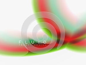 Background abstract - liquid colors wave flow