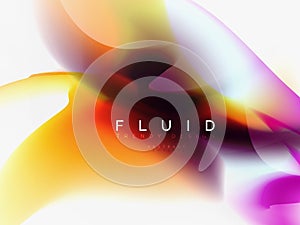 Background abstract - liquid colors wave flow