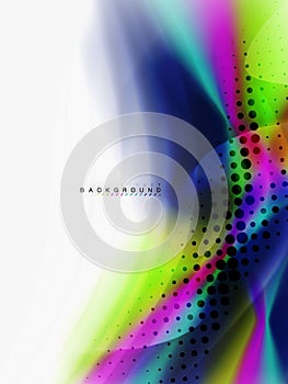 Background abstract - liquid colors wave flow