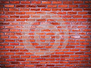 Background of abstract old grunge red brick wall pattern texture