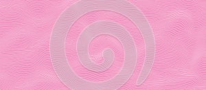 Background with abstract pink colored vector wave lines pattern