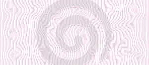 Background with abstract pink colored vector wave lines pattern