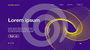 Background abstract purple yellow color for Homepage