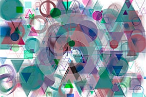 Background abstract shape, pattern for design. Blend, stroke, web & square.