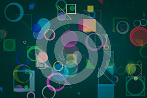 Background abstract shape, pattern for design. Texture, cover, random & square.