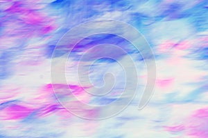 Background of an abstract sky in blue and pink