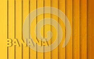 Background abstract stairs banana wood texture