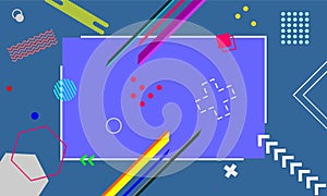 Background abstract of geometry theme