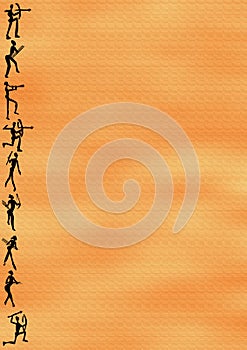 Background african figures