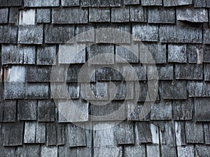 Background of aged wooden shingles