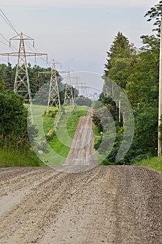 Background with an amazing road with hills