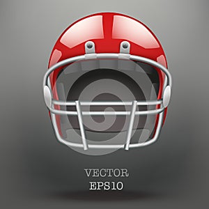 Background of American football helmet vector