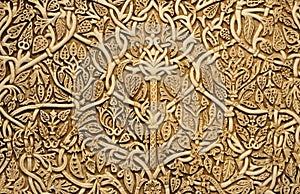 Background of ancient scrimshaw