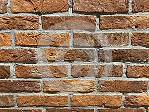 Background, antique brick wall texture, embossed surface