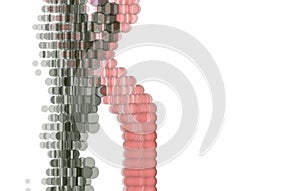 Background or backdrop, shape pattern, good for design texture. Abstract, generative, template & ellipse.