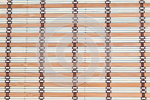 Background bamboo sticks with thread uniting