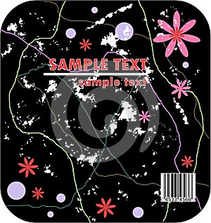 Background and barcode