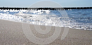 Background beach and Water szene