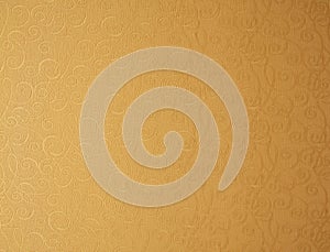 Background of beige wallpaper.