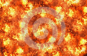 Background of a big fire