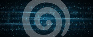 Background of binary code. Software code. Random 0 and 1 numbers of program code. Digital data technology concept. Vector