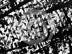 background. Black and white grunge. Distress overlay texture. Abstract surface