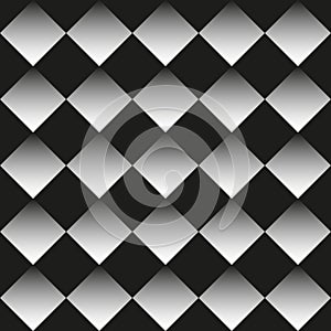 Background of black and white rhombuses