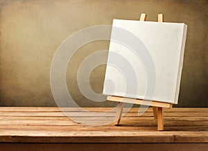 Background with blank canvas