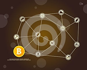 Background block chain style collection