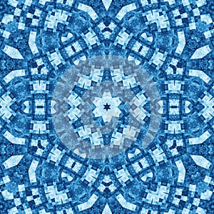 Background with blue abstract pattern